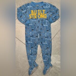 Simple joys by Carter’s size 2T “Built Strong” Blue Kids One Piece